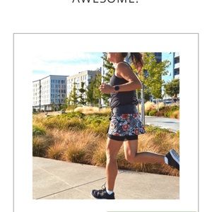 Sweet Spot reversible running skirt